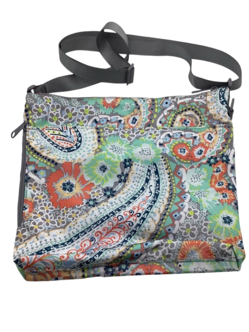 Vera Bradley Reactive Hipster Crossbody Purse (Citrus Paisley Pattern) (NWOT) - Picture 4 of 12